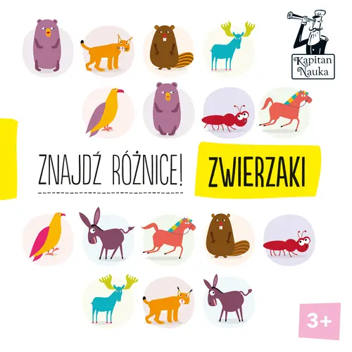 Okładka: Znajdź różnice! Zwierzaki