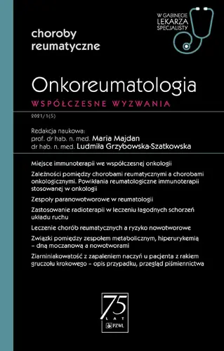 Okładka: Onkoreumatologia. Współczesne wyzwanie.