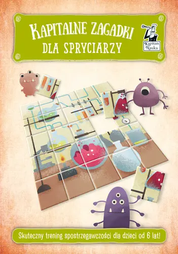 Okładka: Kapitalne zagadki dla spryciarzy. Kapitan Nauka
