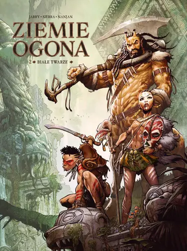 Okładka: Świat Akwilonu. Ziemie Ogona. Białe Twarze. Tom 2