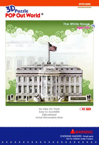 Okładka: PUZZLE 3D - Biały Dom