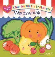 Okładka: Kolorowanka z brokatem.