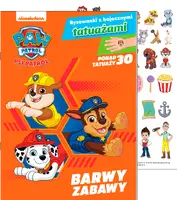 Okładka: Psi Patrol. Rysowanki z bajecznymi tatuażami cz. 2 Barwy zabawy