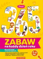 Okładka: Ponad 365 zabaw na każdy dzień roku. Wyszukiwanki i inne łamigłówki. Wiek 3-6 lat