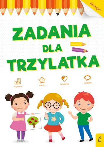 Okładka: Akademia malucha. Zadania dla trzylatka