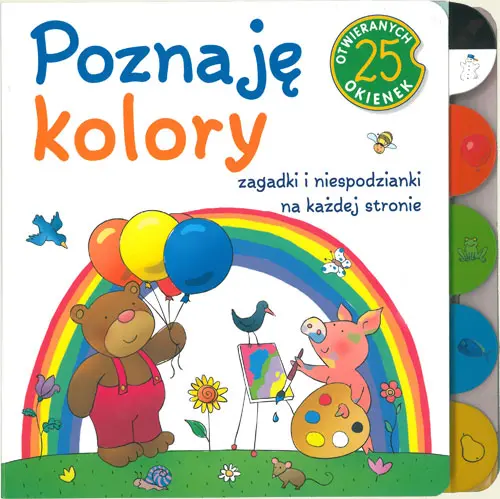 Okładka: Poznaję kolory. 25 okienek