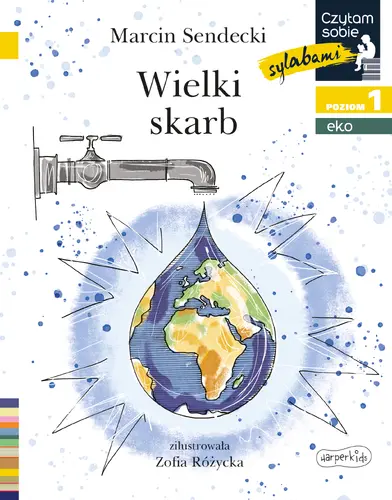 Okładka: Wielki skarb. Czytam sobie sylabami. Poziom 1