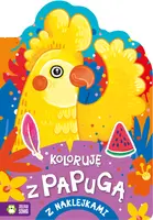 Okładka: Koloruję z papugą