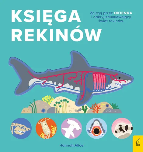 Okładka: Encyklopedia z folią. Księga rekinów