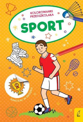 Okładka: Kolorowanki przedszkolaka. Sport