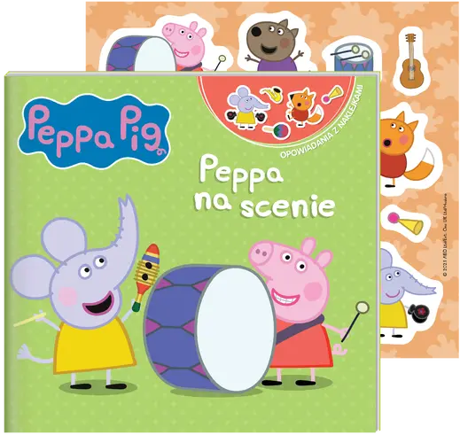Okładka: Peppa Pig. Opowiadania z naklejkami cz. 10