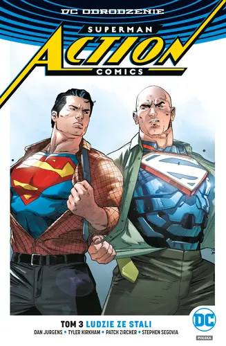 Okładka: Superman – Action Comics – Ludzie ze stali, tom 3