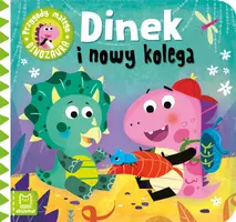 Okładka: Dinek i nowy kolega. Przygody małego dinozaura