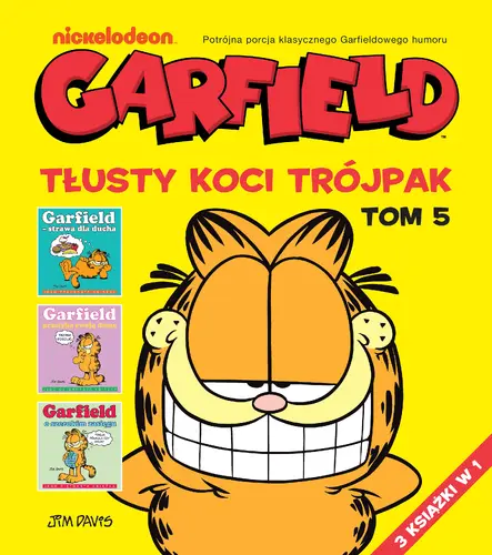 Okładka: Garfield. Tłusty koci trójpak. Tom 5