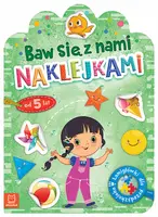Okładka: Baw się z nami naklejkami od 5 lat. Łamigłówki dla przedszkolaka