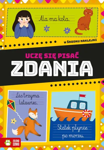 Okładka: Uczę się pisać. Zdania