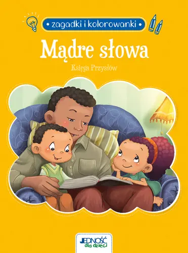 Okładka: Zagadki i kolorowanki.