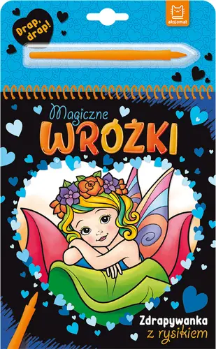 Okładka: Magiczne wróżki. Zdrapywanka z rysikiem