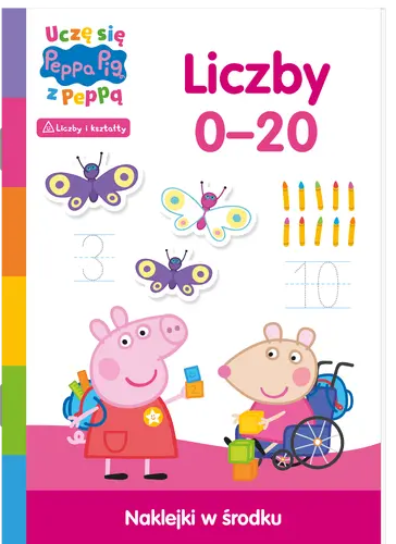 Okładka: Peppa pig. Uczę się z Peppą. Liczby