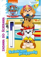 Okładka: Psi Patrol. Zadania do ścierania cz. 10 Szlakiem przygody