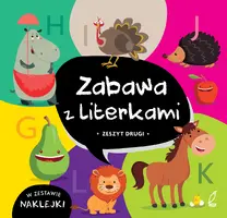 Okładka: Zabawa z literkami. Zeszyt drugi. G-L