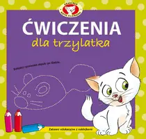 Okładka: Akademia kota Filemona. Ćwiczenia dla trzylatka