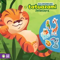 Okładka: Kolorowanki z tatuażami. Zwierzęta