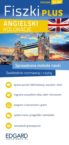 Okładka: Angielski Fiszki PLUS Kolokacje