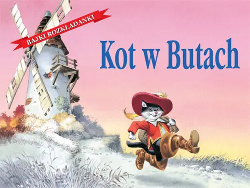Okładka: Kot w butach. Bajki rozkładanki