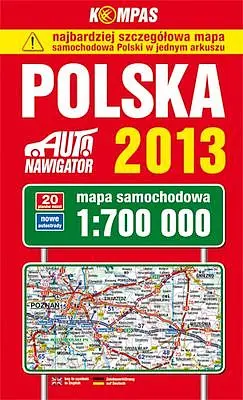 Okładka: Polska 2013 mapa miękka 1:700 000