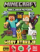 Okładka: Minecraft. Naklejkowa przygoda. Moby atakują