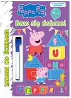 Okładka: Peppa Pig. Zadania do ścierania. Baw się dobrze