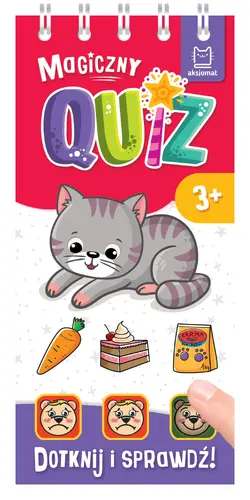 Okładka: Magiczny quiz z kotkiem. Dotknij i sprawdź, od 3 lat
