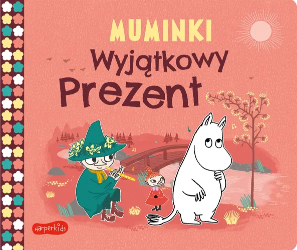 Okładka: Wyjątkowy prezent. Muminki. Książeczki kartonowe