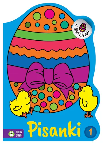 Okładka: Wielkanocne kolorowanki. Pisanki 1