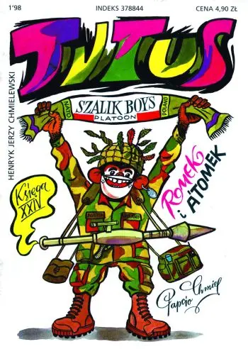 Okładka: Tytus, Romek i A'Tomek - Księga XXIV. Tytus w NATO
