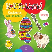 Okładka: Kolorowanki z naklejkami. Radosna Wielkanoc