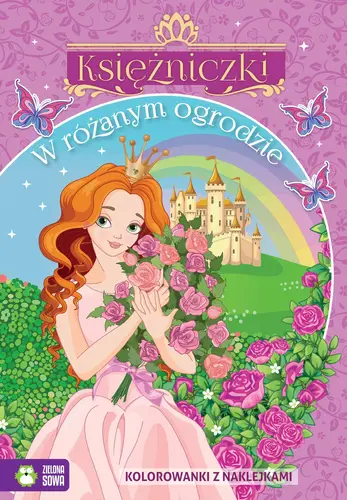 Okładka: Księżniczki. W różanym ogrodzie