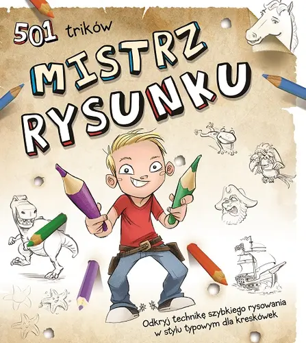 Okładka: 501 trików Mistrz Rysunku