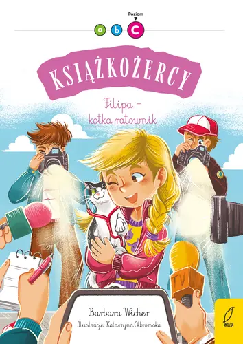 Okładka: Książkożercy. Filipa - kotka ratownik