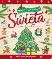 Okładka: Pokoloruj bajkowe święta