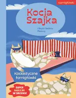 Okładka: Kocia Szajka i Baszta Siedmiu Płaszczy. Kociastyczne łamigłówki