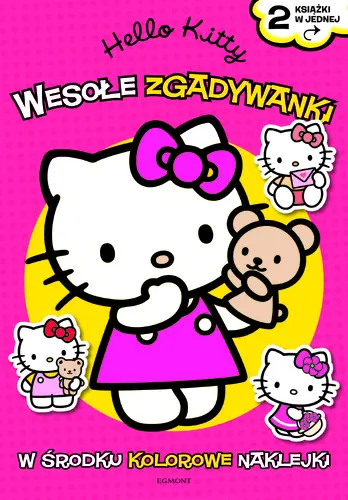 Okładka: Wesołe Zgadywanki. Hello Kitty.