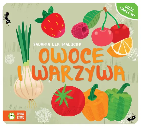 Okładka: Zadania dla malucha. Owoce i warzywa