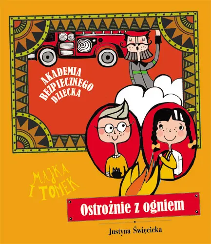 Okładka: Ostrożnie z ogniem