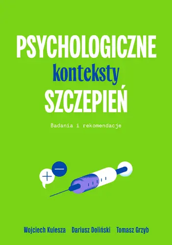 Okładka: Psychologiczne konteksty szczepień