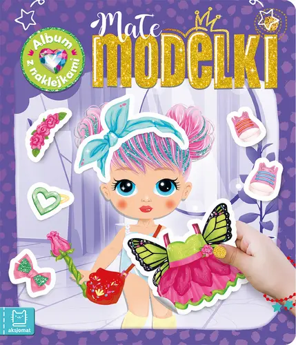 Okładka: Małe modelki. Album z naklejkami
