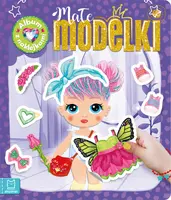 Okładka: Małe modelki. Album z naklejkami