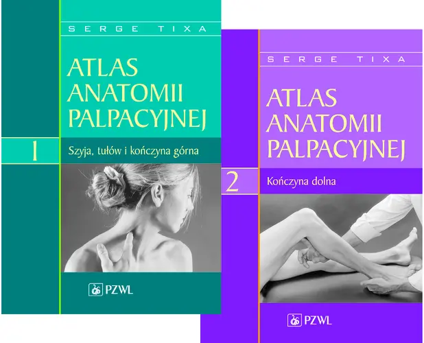 Okładka: Atlas anatomii palpacyjnej. komplet. Tixa