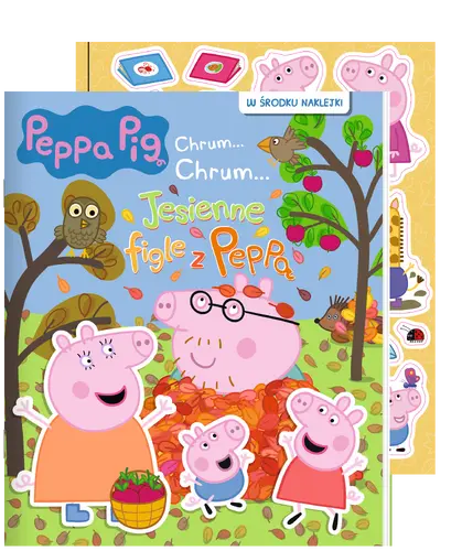 Okładka: Peppa Pig. Chrum... Chrum…78 Jesienne figle z Peppą